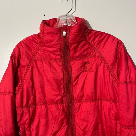 66°North Iceland Vatnajökull Puffer Jacket Red Primaloft Full Zip Women's Size M - Picture 2 of 6